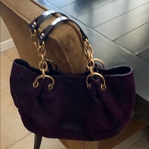 BCBG small suede satchel.